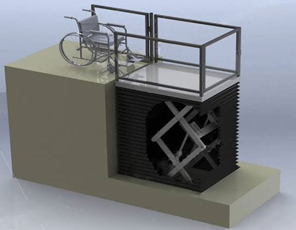Airfoil Elevators platform lift